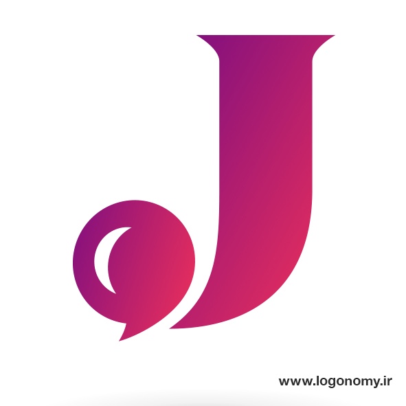 طراحی لوگو با حرف j